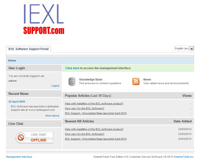 IEXL Support.com -IEXL Software Support Site